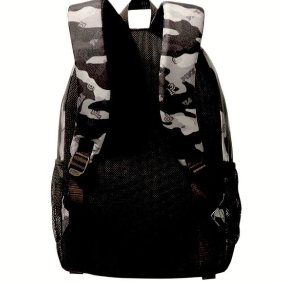NWT Gorgeous Victoria\'s Secret PINK Campus College Black Grey Camo Backpack Bag
